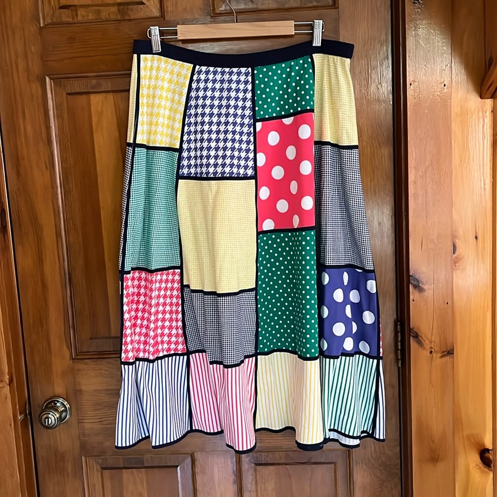 Ancora Womens Patchwork Skirt Size 18